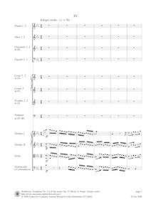 Partition I, Finale. Allegro molto, Symphony No.3, Op.55, Eroica par Ludwig van Beethoven
