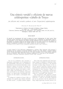 Una síntesis versátil y eficiente de nuevas cefalosporinas «caballo de Troya» (An efficient and versatile synthesis of new Trojan-horse cephalosporins)