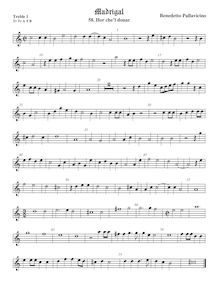 Partition viole de gambe aigue 1, Il quinto libro de madrigali a cinque voci. par Benedetto Pallavicino