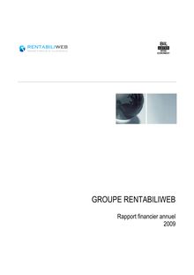 Rapport financier - GROUPE RENTABILIWEB