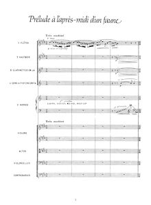 Partition complète, Prélude à l’après-midi d’un faune, Debussy, Claude par Claude Debussy