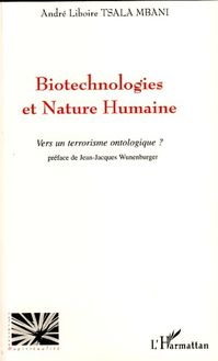 Biotechnologies et nature humaine