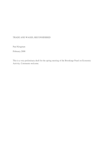 Department of Economics Working Paper Series
