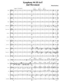 Partition , Andante, Symphony No.4  Pastorale , Symphony on Canadian Folk Themes
