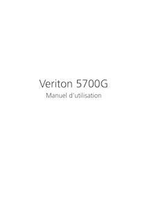 Notice Ordinateur de bureau Acer  Veriton 5700G