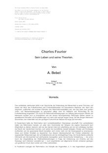 Charles Fourier - Sein Leben und seine Theorien.