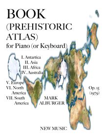 Partition complète, Book ( Prehistoric Atlas ) pour Piano (ou clavier)