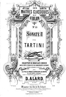 Partition de piano, 12 violon sonates et a Pastorale, Op.1 par Giuseppe Tartini