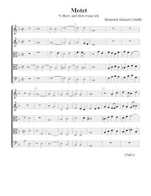 Partition , Herr, auf dich traue ich - partition complète (Tr Tr T T B), Geistliche Chor-Music, Op.11