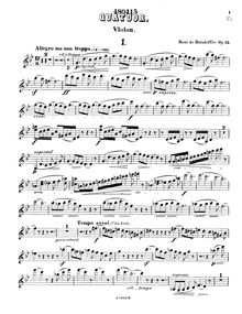 Partition violon, Piano quatuor No.1, Op.13, G minor, Boisdeffre, René de