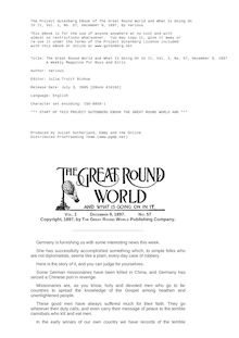 The Great Round World and What Is Going On In It, Vol. 1, No. 57, December 9, 1897 - A Weekly Magazine for Boys and Girls