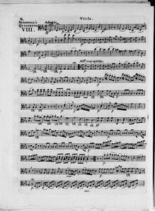 Partition viole de gambe, Symphony No.103, Drum Roll, E♭ Major, Haydn, Joseph