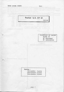 UTBM 1999 sy41 logique et automatismes industriels ingenierie et management de process semestre 1 final