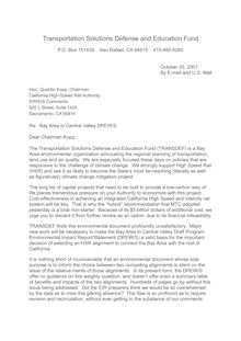 HSR DPEIRS comment letter