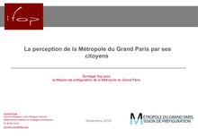 La perception de la Métropole du Grand Paris par ses 