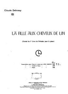 Partition complète, Préludes, Premier Livre, Debussy, Claude par Claude Debussy