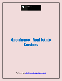 Openhouse - Real Estate Services