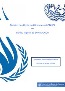 Déclaration Universelle des Droits de l Homme en dioula