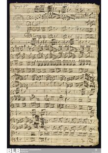 Partition complète, Sinfonia en D major, MWV 7.71, D major, Molter, Johann Melchior