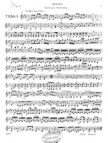 Partition violon 2, 6 Trios pour 2 violons et viole de gambe, Op.36