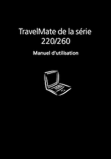 Notice Ordinateur portable Acer  TravelMate 22X