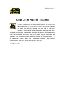 Judge Dredd reprend le guidon