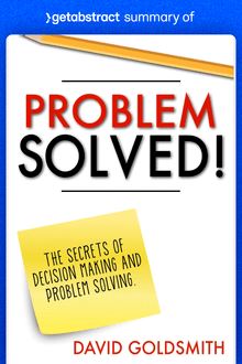 Summary of Problem Solved! by David Goldsmith