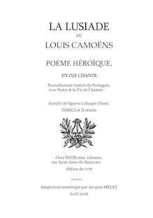 La Lusiade de Louis Camoëns