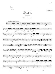 Partition viole de gambe 2, corde quintette No.1, C minor, Hirschbach, Herrmann