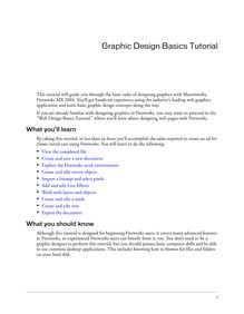 Graphic Design Basics Tutorial