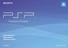 Notice PlayStation Sony  PSP-2001