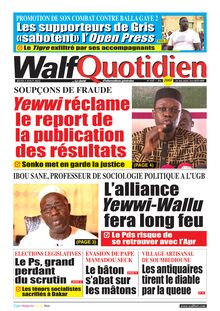 Walf Quotidien n°9107 - Du jeudi 4 août 2022