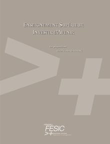 "Le Livre Blanc de la FESIC : Enseignement supérieur ...