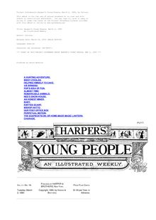 Harper s Young People, March 2, 1880 - An Illustrated Weekly