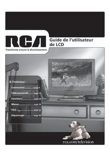 Notice TV LCD RCA  L15D20