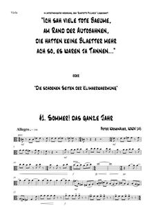 Partition viole de gambe, Stringquartett, WesenAuer, Peter par Peter WesenAuer