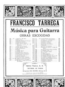 Partition guitare score, El Ratón Tango, El Ratón, Tango de la Cadera