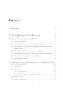 [Sovereign debt and economic policies in global markets] [Elektronische Ressource] : a political economy approach / Stefan Brandauer