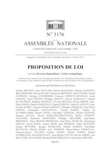 N° 3176 ASSEMBLÉE NATIONALE PROPOSITION DE LOI
