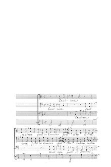 Partition , Exultate justi en Domino, 3 voix (alto, ténor e basso), Sentimenti devoti espressi con la musica di due, e tre voci [...] libro secondo, Op.6