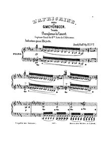 Partition No.2: Septuor final du II  Acte, Illustrations de L Africaine opéra by Meyerbeer, Op.121