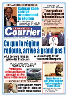 Le Nouveau Courrier n°2212 - du Vendredi 02 octobre 2020