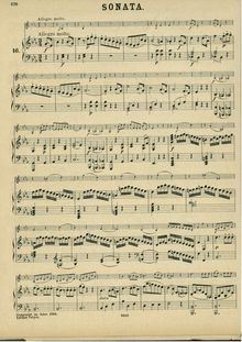 Partition complète, violon Sonata, Violin Sonata No.33, E♭ major