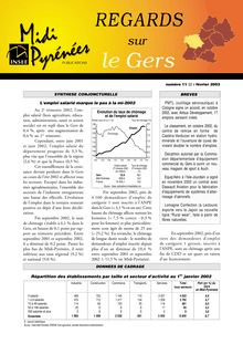 Budget des communes et intercommunalité dans Gers : Regards n° 11