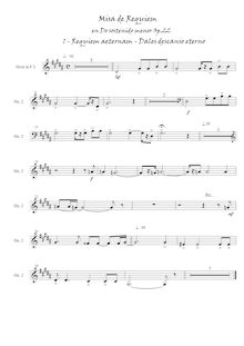 Partition cor 2 (en F), Misa de Requiem en do sostenido menor, C♯ minor