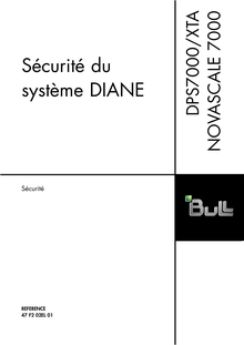 Guide utilisateur Sécurité sur le système DIANE