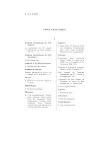 Table analytique. - table ; n°4 ; vol.56, pg 1043-1061