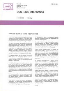 ECU-EMS information. 3-4 1993 Monthly