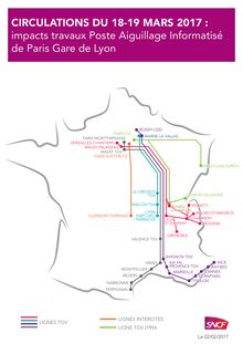 SNCF : aucun train à la gare de Lyon samedi 18 et dimanche 19 mars. Les itinéraires alternatifs.