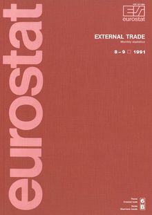 EXTERNAL TRADE. Monthly statistics- 8-9 1991